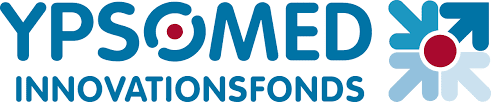 A blue logo of the company dmi transformance.